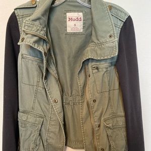 Mudd green utility jacket